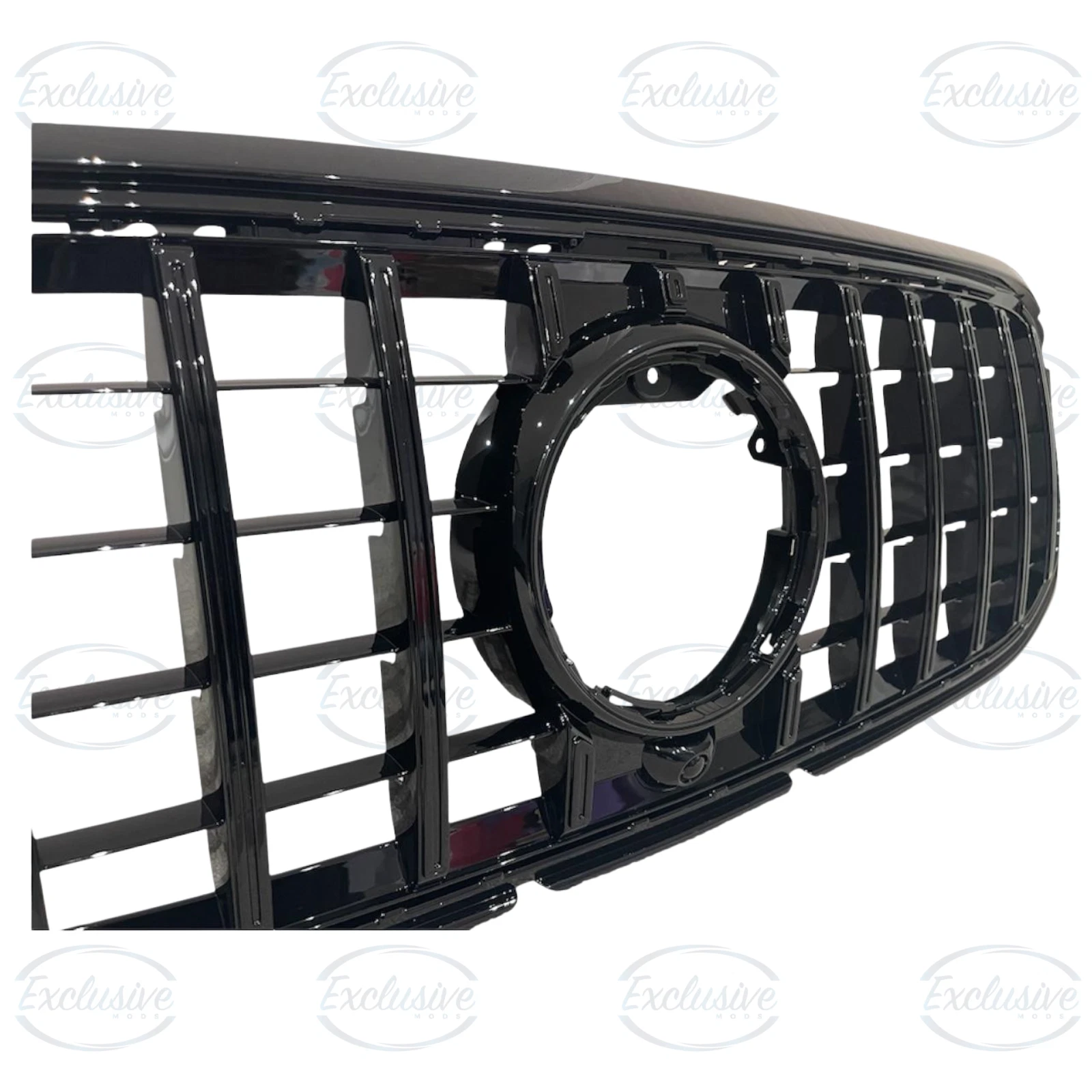 Mercedes GLB Class X247 (2019-2024) ÔÇö Gloss Black Panamericana GT Style Grille - Image 4