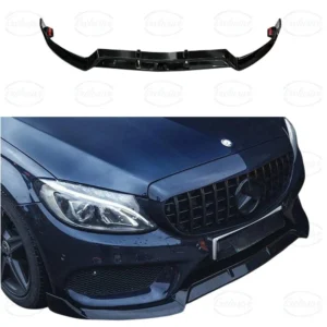 Mercedes C Class W205 Pre-Facelift (2014-2018) ÔÇö Gloss Black Splitter