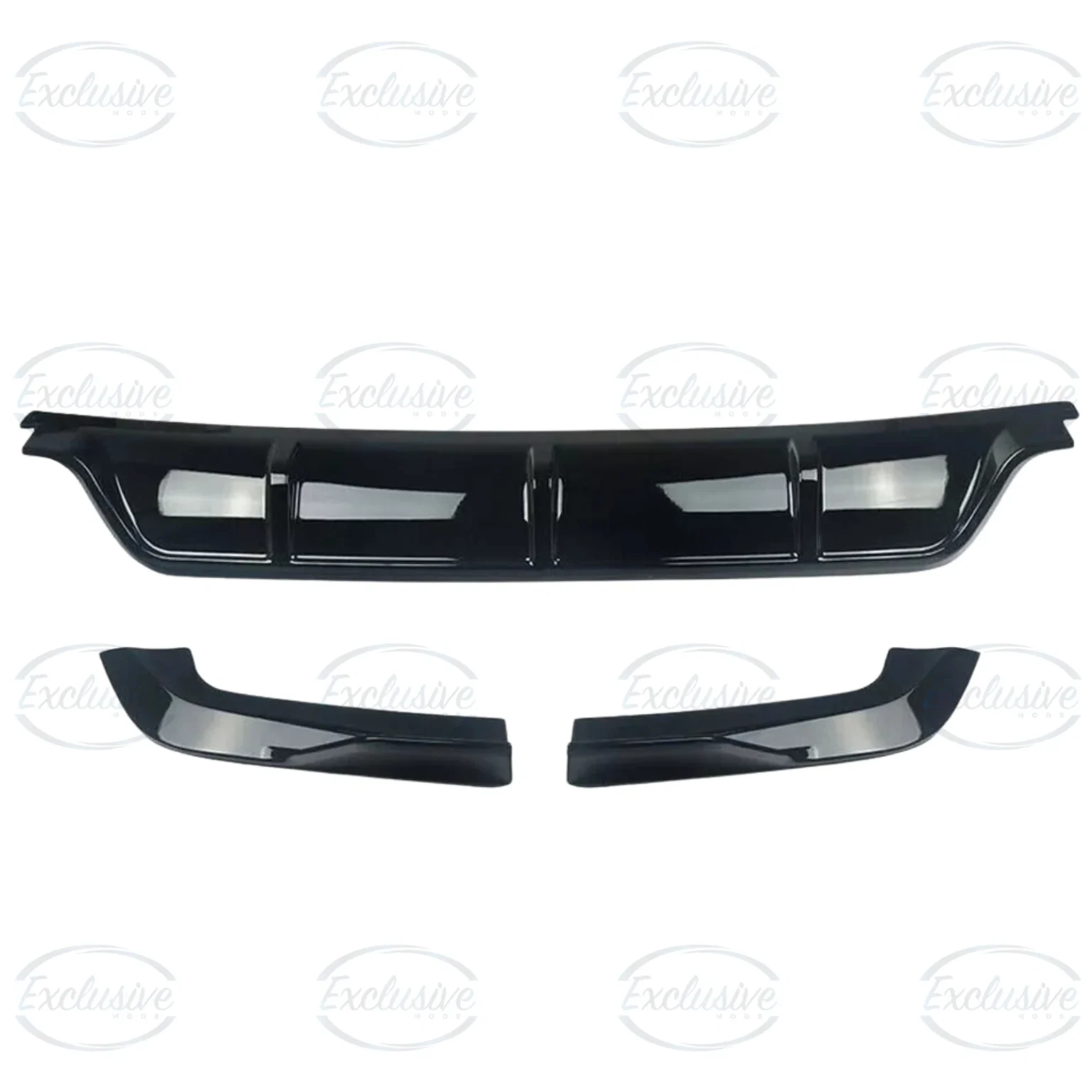 Gloss Black Diffuser - Fits BMW X5 F15 M Sport (2013-2018)