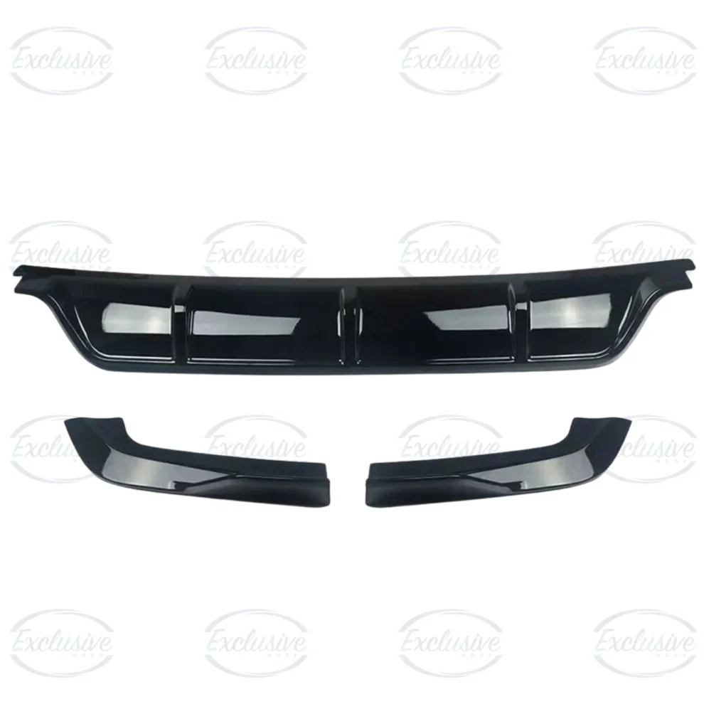 BMW X5 F15 M Sport (2013-2018) - Gloss Black Rear Diffuser Lip Splitter Aero Kit