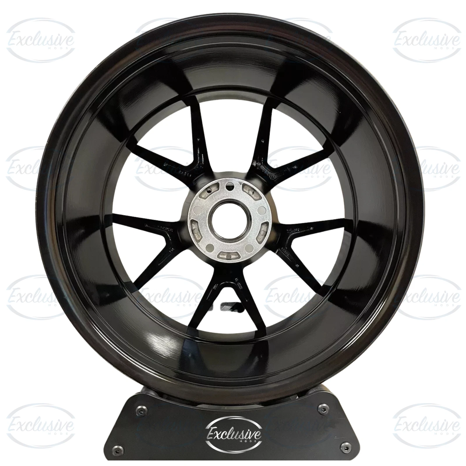 4├ù 19" 763M Style Alloys ÔÇö Satin Black ÔÇö Fits BMW 3/4 Series - Image 4