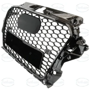 Gloss Black Honeycomb Mesh Grille - Fits Audi A3/S3 8V (2013-2016)