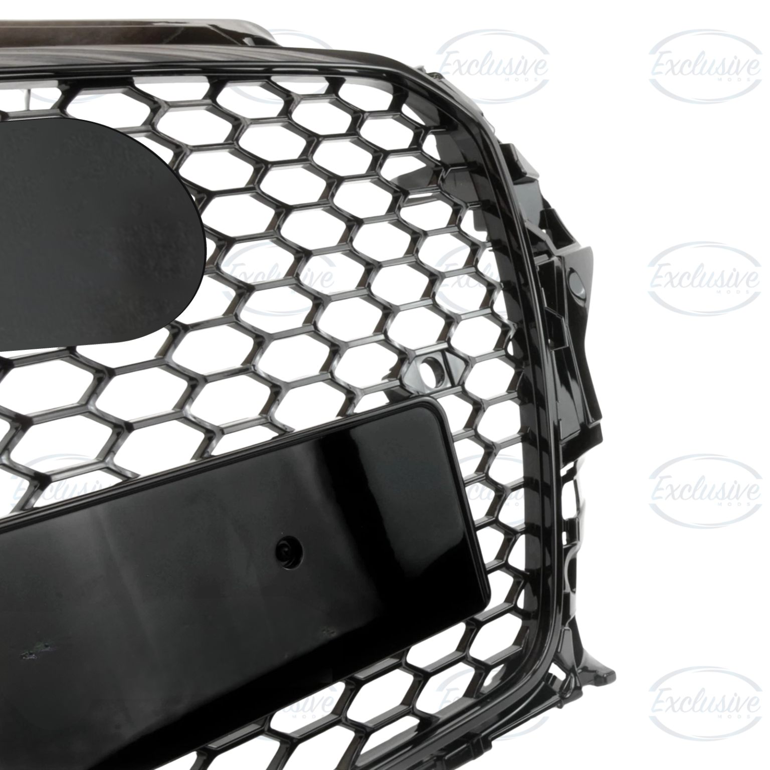 Gloss Black Honeycomb Mesh Grille - Fits Audi A3/S3 8V (2013-2016)