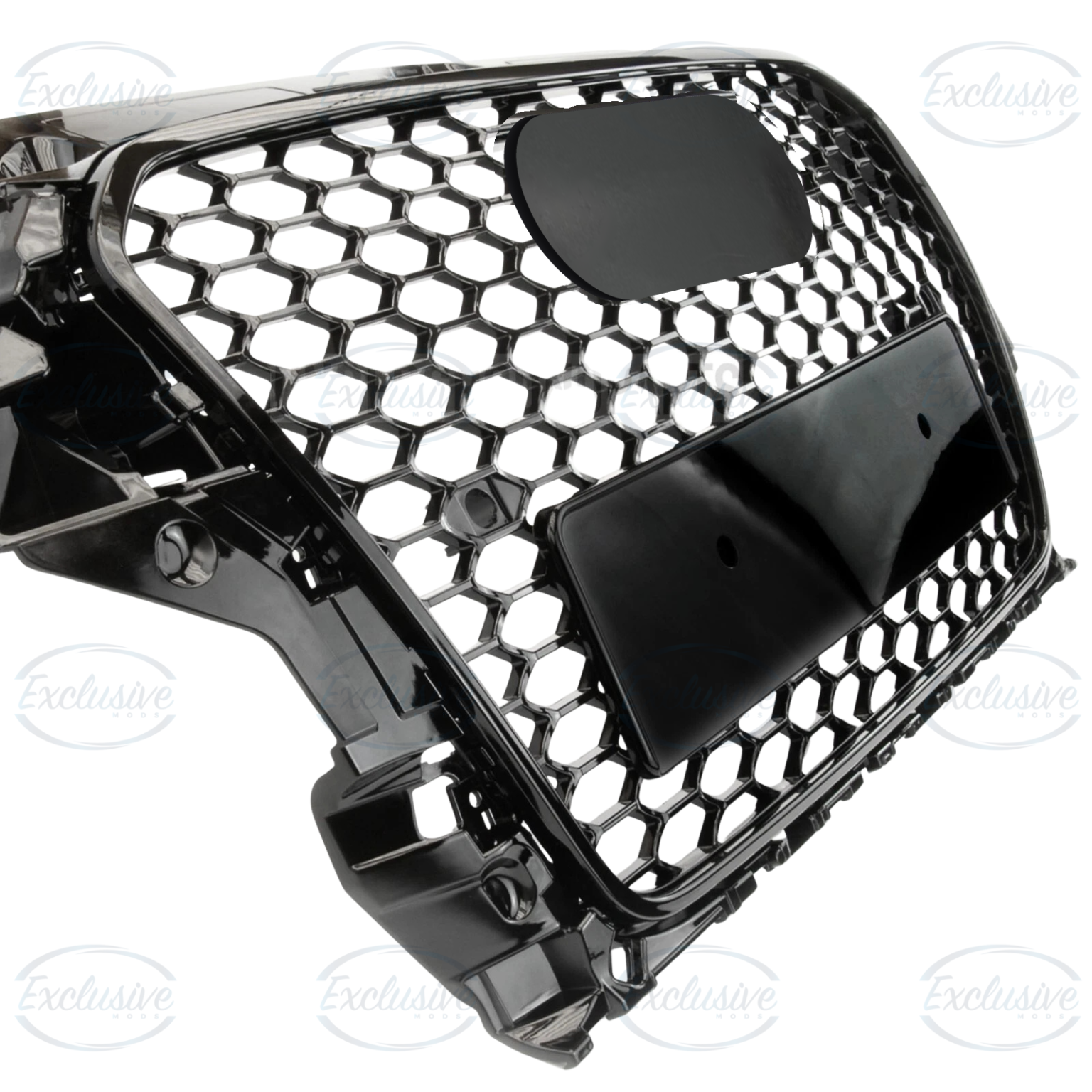Gloss Black Honeycomb Mesh Grille - Fits Audi A3/S3 8V (2013-2016)