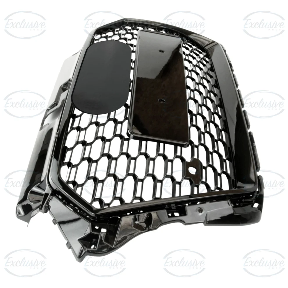 Gloss Black Honeycomb Mesh Grille - Fits Audi A3/S3 8V Facelift (2016-2020)