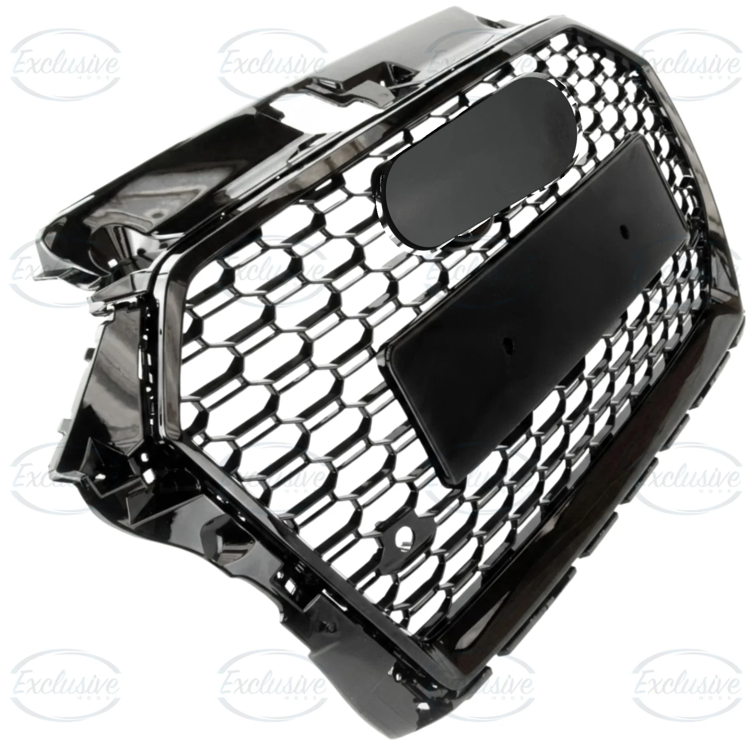 Gloss Black Honeycomb Mesh Grille - Fits Audi A3/S3 8V Facelift (2016-2020)