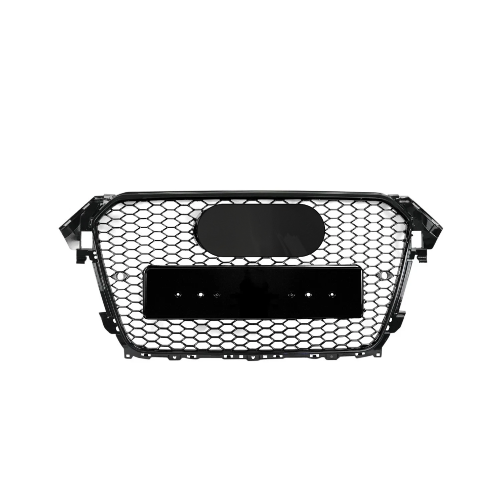 Gloss Black Honeycomb Mesh Grille - Fits Audi A4/S4 B8.5 Facelift (2012-2016)