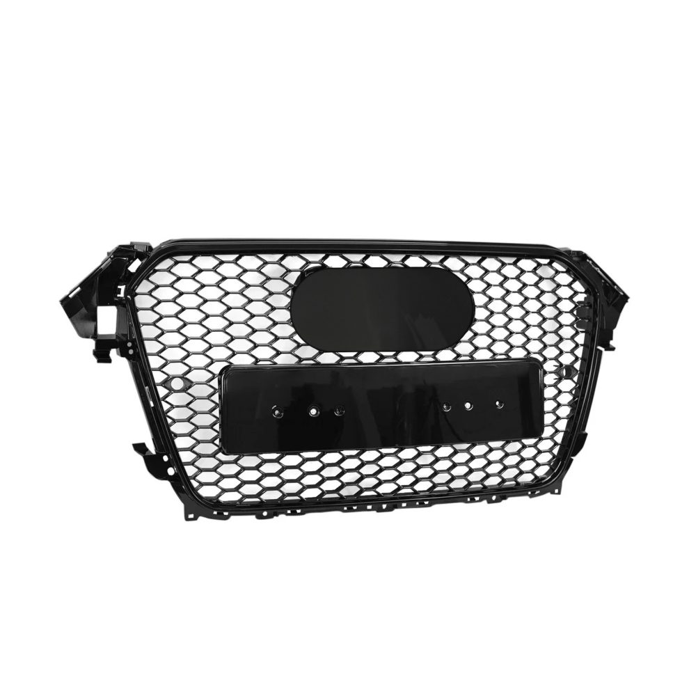 Gloss Black Honeycomb Mesh Grille - Fits Audi A4/S4 B8.5 Facelift (2012-2016)