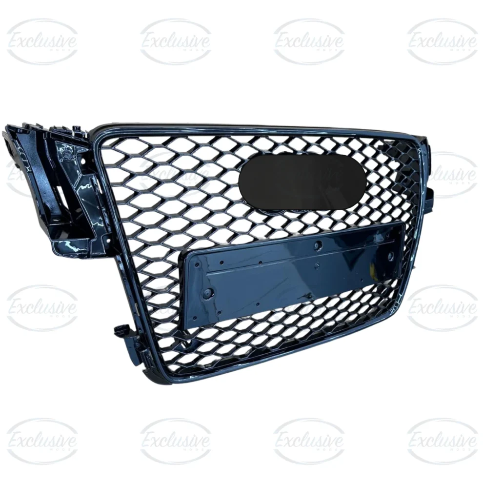 Gloss Black Honeycomb Mesh Grille - Fits Audi A5/S5 B8 (2007-2012)