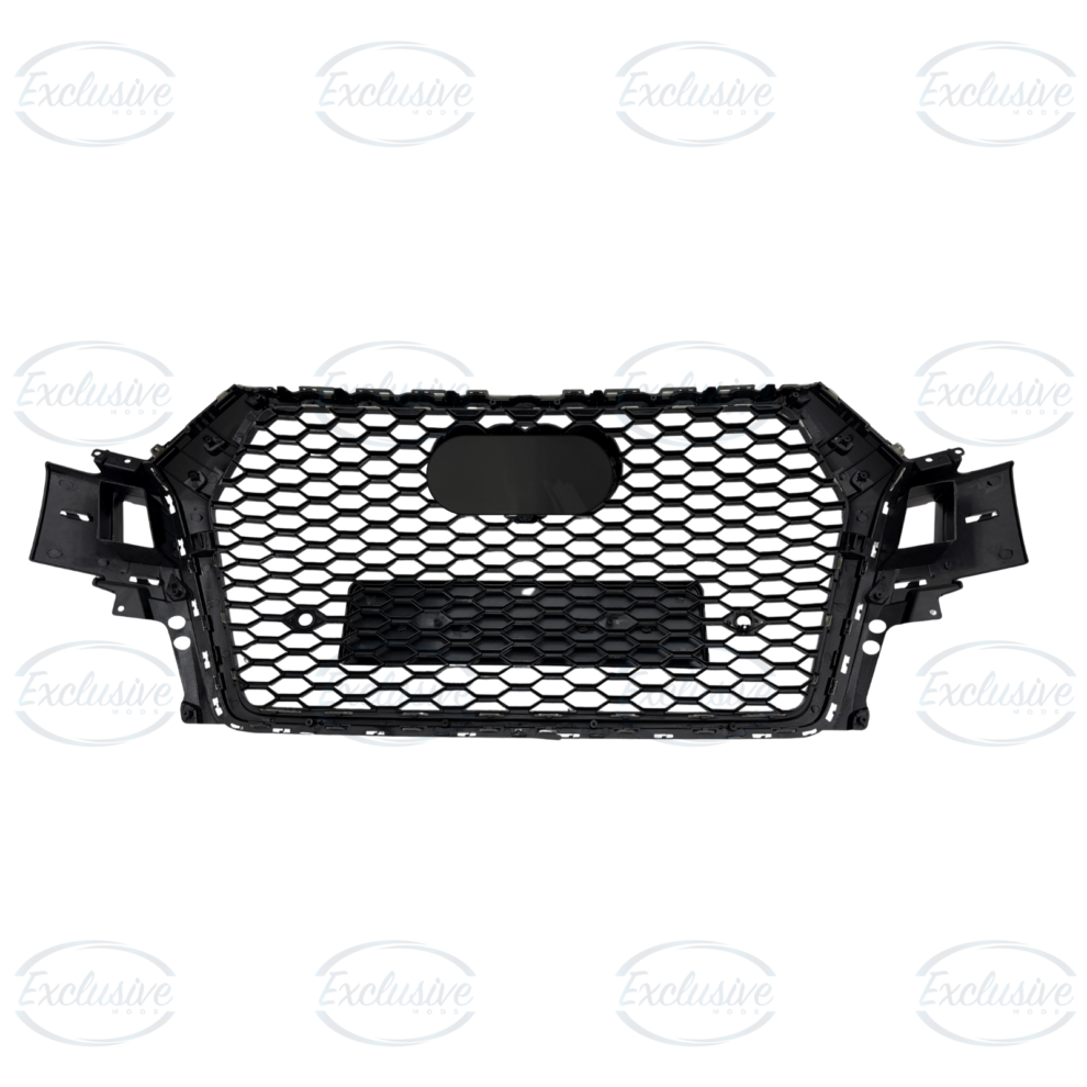 Gloss Black Honeycomb Mesh Grille - Fits Audi Q7/SQ7 4M (2016-2019)