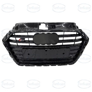 Gloss Black Original Style Grille - Fits Audi A3/S3 8V Facelift (2016-2020)