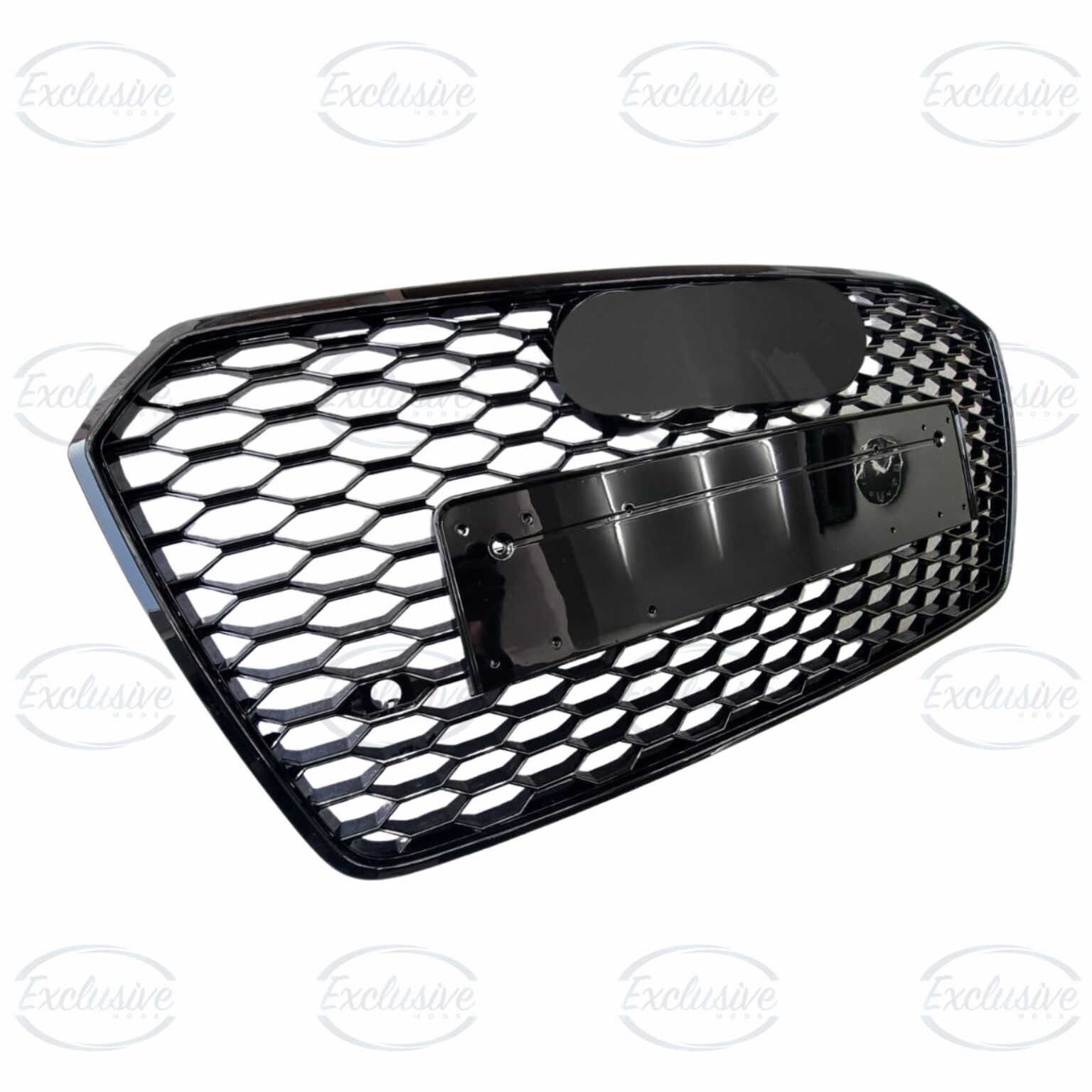 Gloss Black Honeycomb Mesh Grille - Fits Audi A7/S7 C7.5 Facelift (2015-2018)