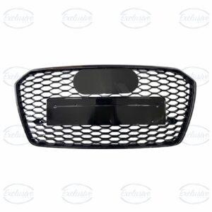 Gloss Black Honeycomb Mesh Grille - Fits Audi A7/S7 C7.5 Facelift (2015-2018)