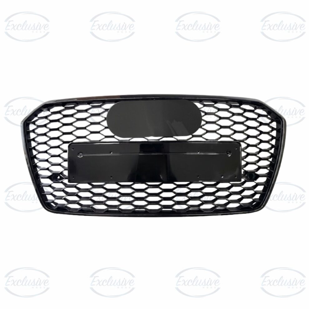 Gloss Black Honeycomb Mesh Grille - Fits Audi A7/S7 C7.5 Facelift (2015-2018)