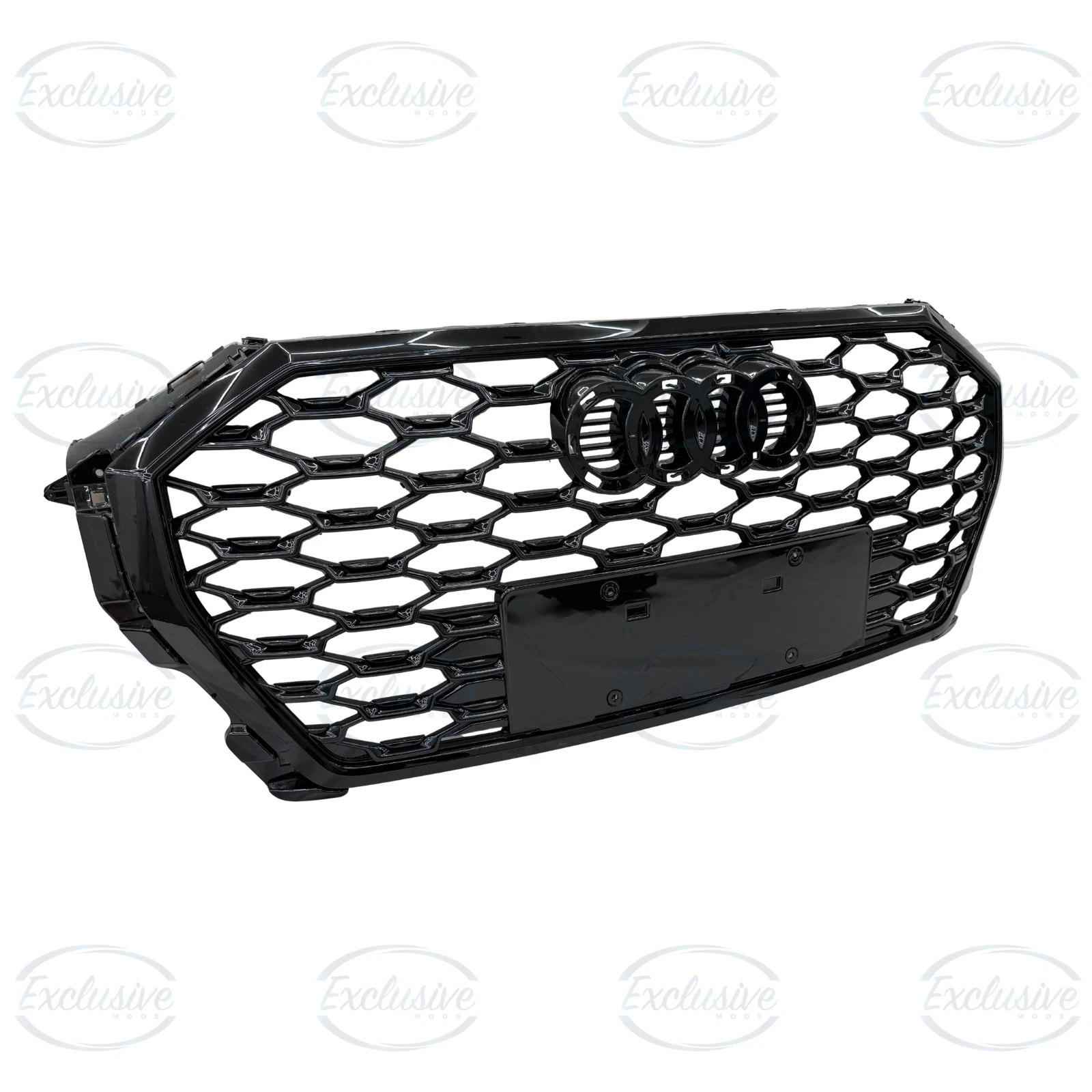 Audi Q3 F3 S-Line (2019-2024) ÔÇö Gloss Black Honeycomb Grille & Fog Light - Image 3