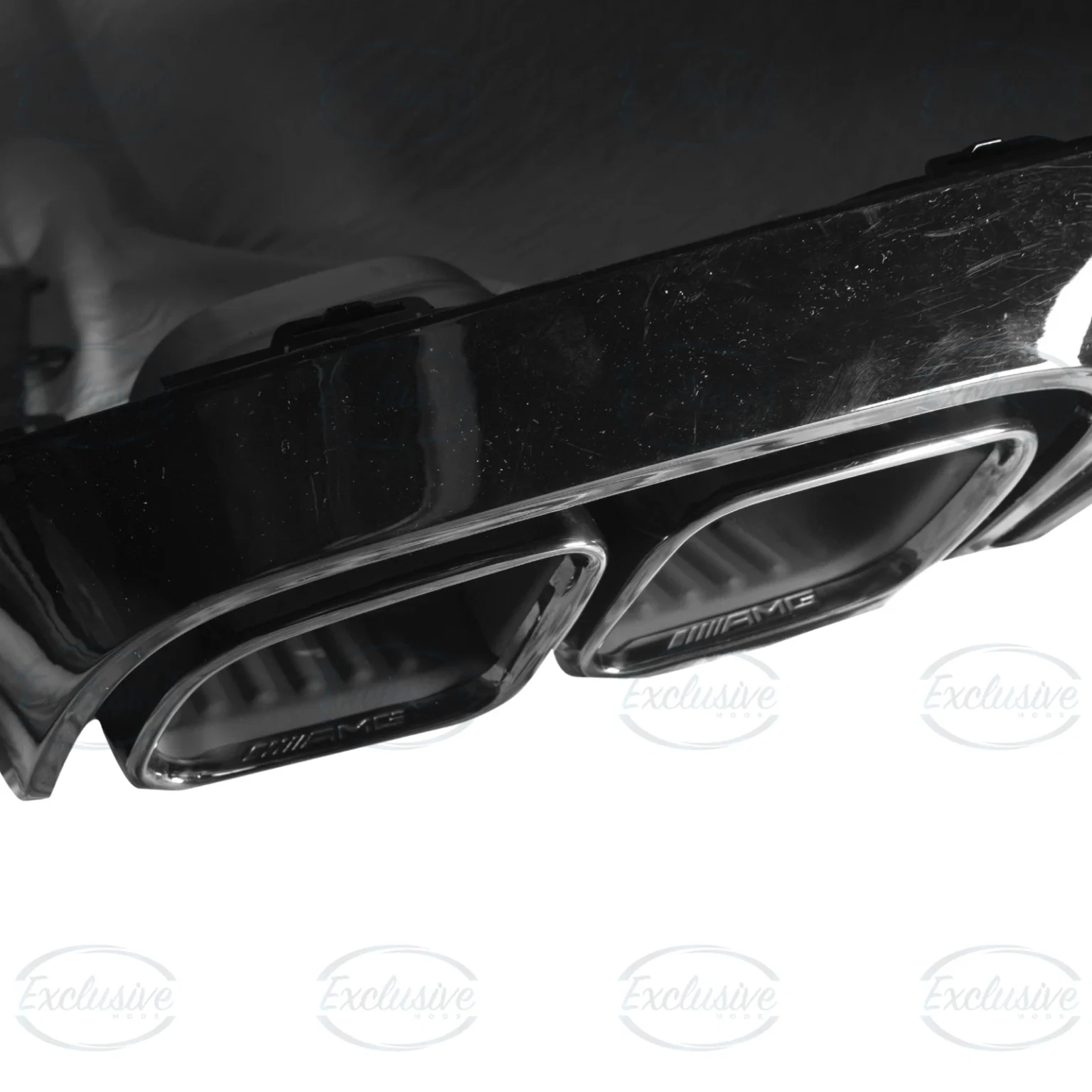Gloss Black E63 AMG Style Diffuser - Fits Mercedes E Class C238 Pre-Facelift and Facelift AMG Line (2017-2023)