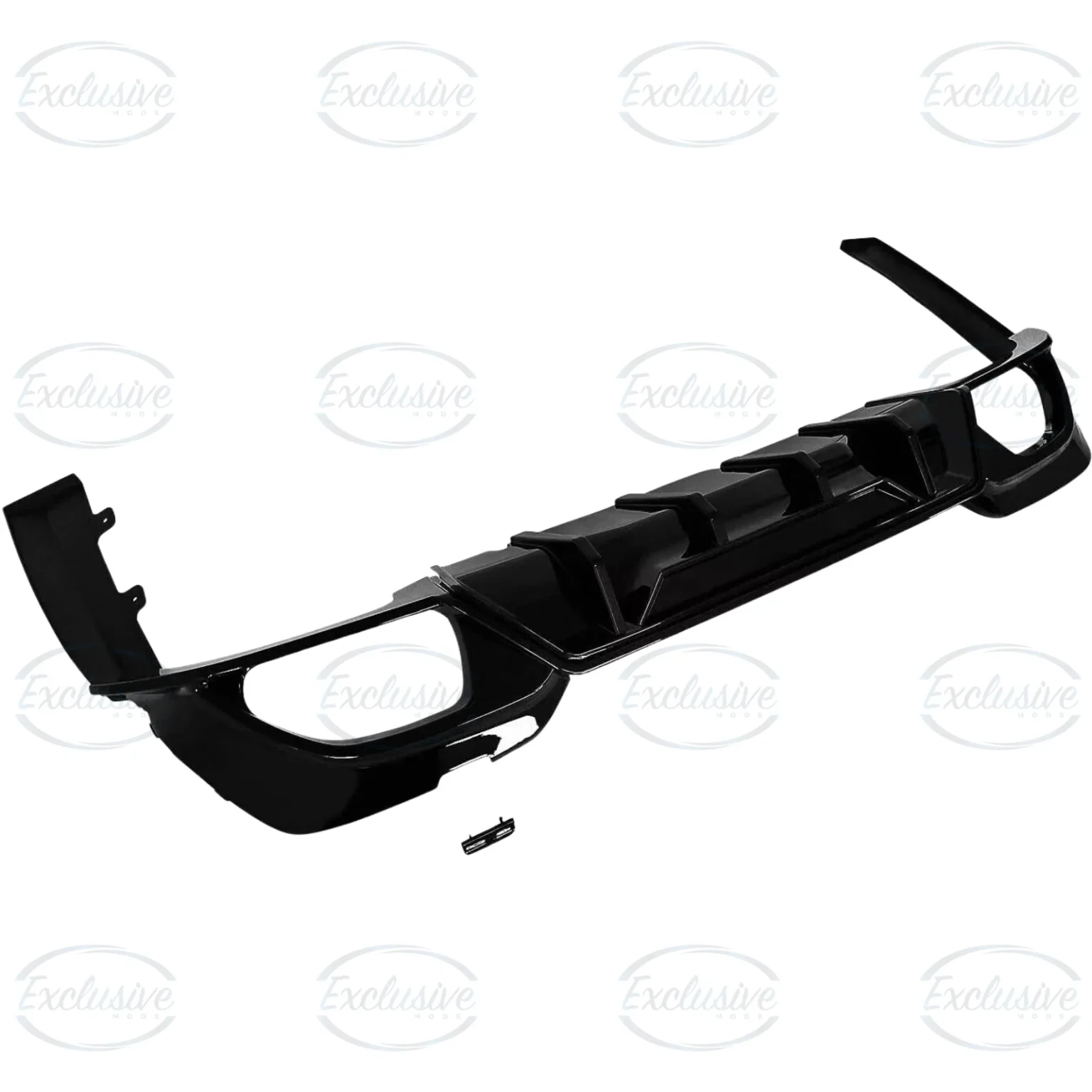 Gloss Black Competition Style Diffuser - Fits BMW 3 Series G20 M Sport (2019-2022)