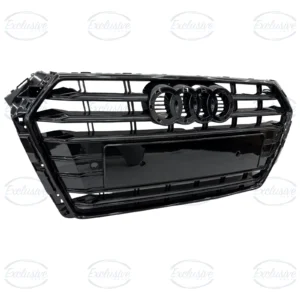 Audi A4 and S4 B9 gloss black original-style grille