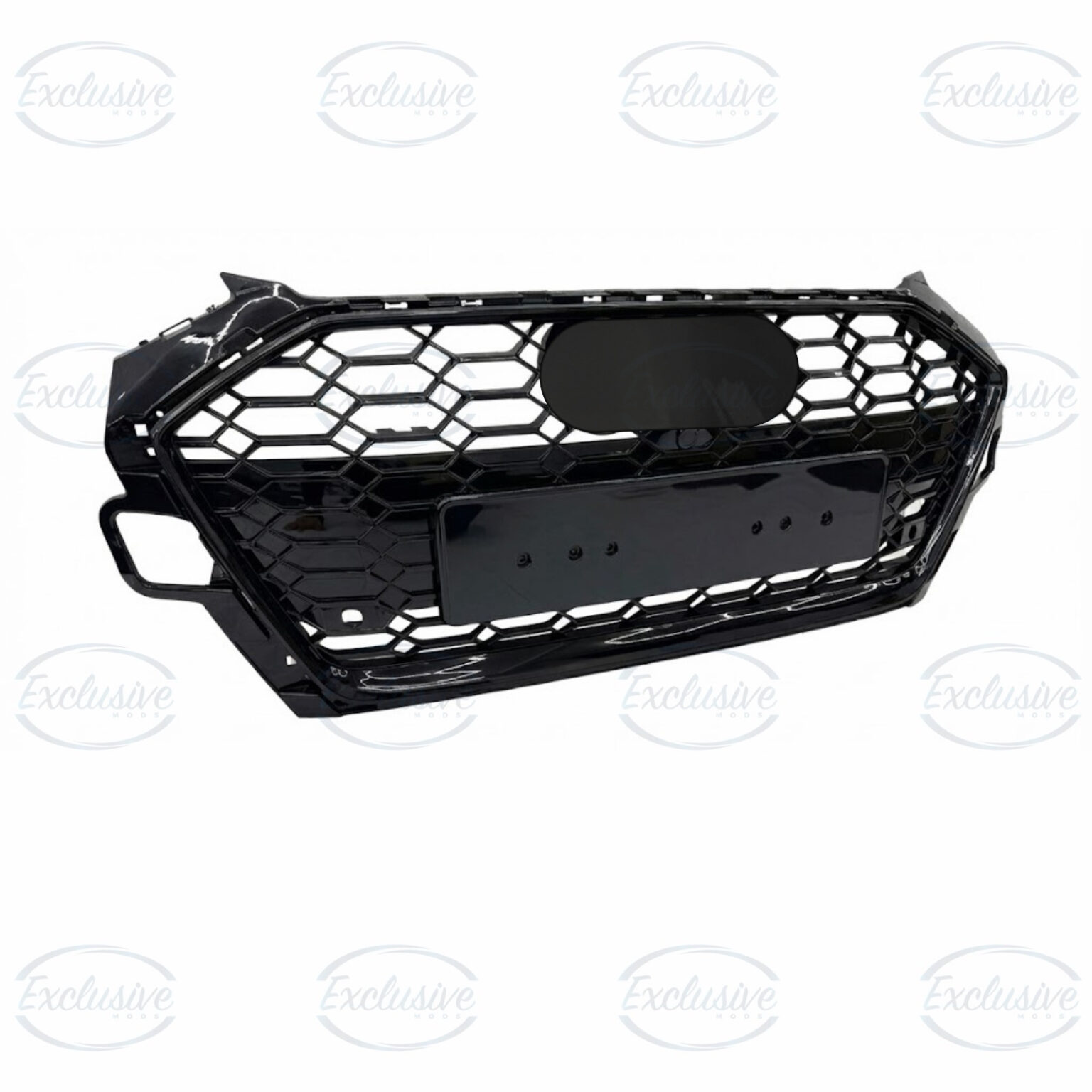 Gloss Black Honeycomb Mesh Grille - Fits Audi A4/S4 B9.5 Facelift (2019-2024)