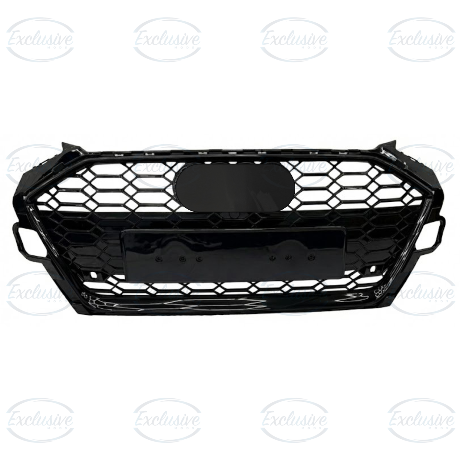 Gloss Black Honeycomb Mesh Grille - Fits Audi A4/S4 B9.5 Facelift (2019-2024)
