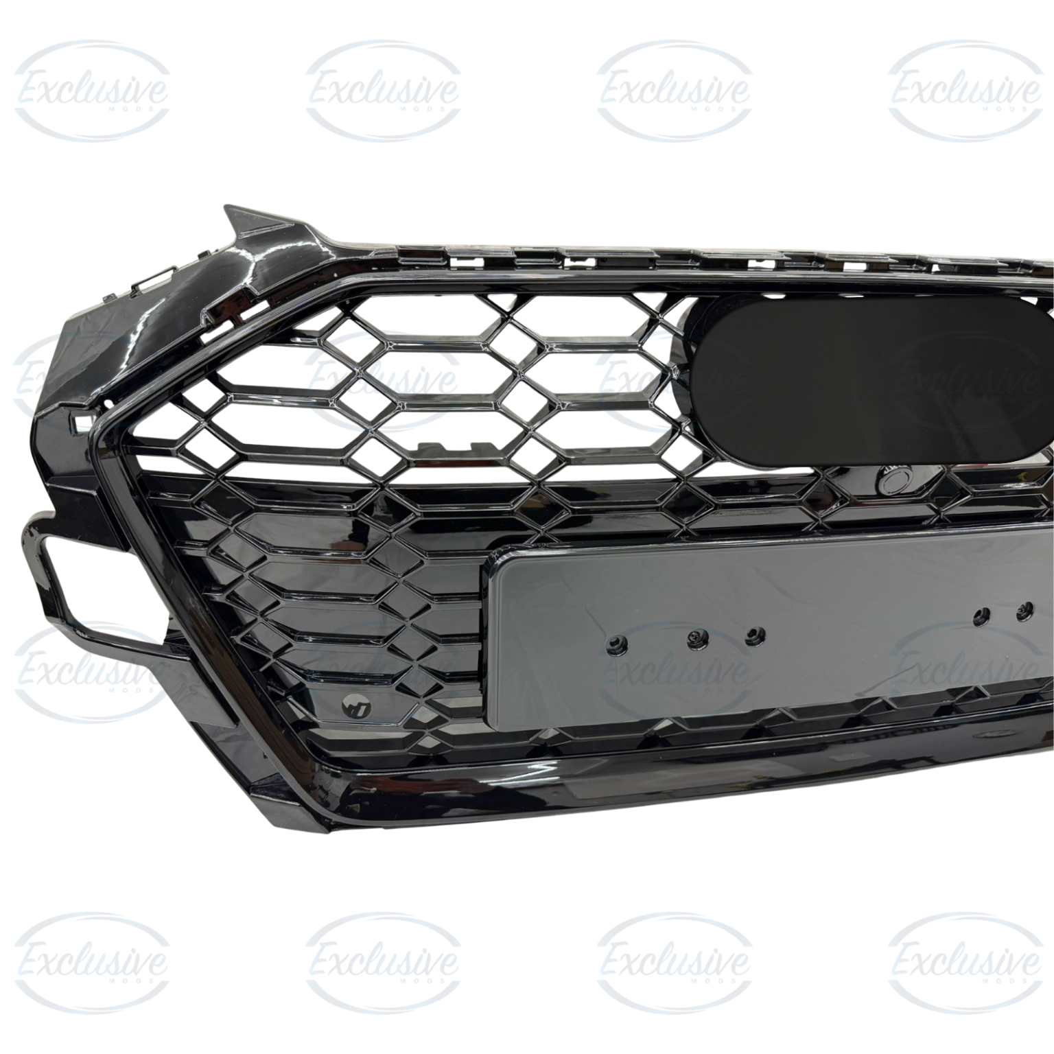 Gloss Black Honeycomb Mesh Grille - Fits Audi A4/S4 B9.5 Facelift (2019-2024)