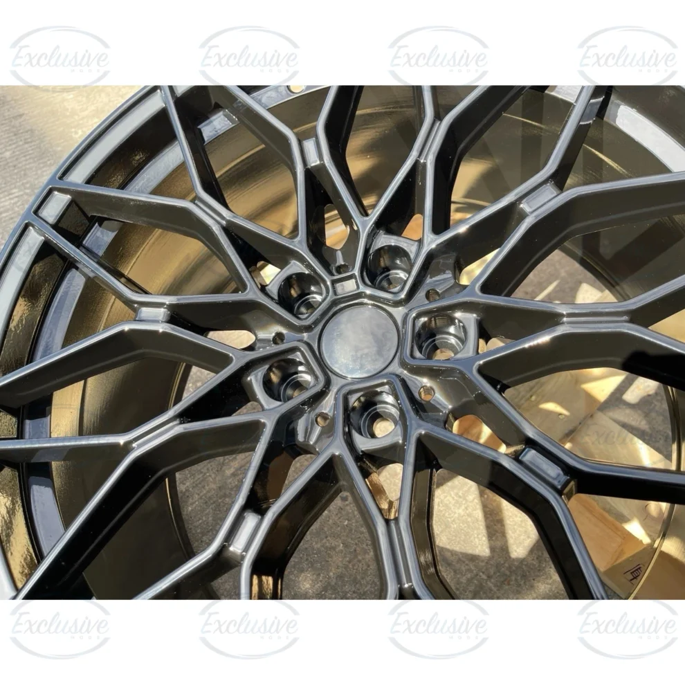 4× 20" 1000M Style Alloys - Gloss Black - Fits BMW 2/3/4/5 Series