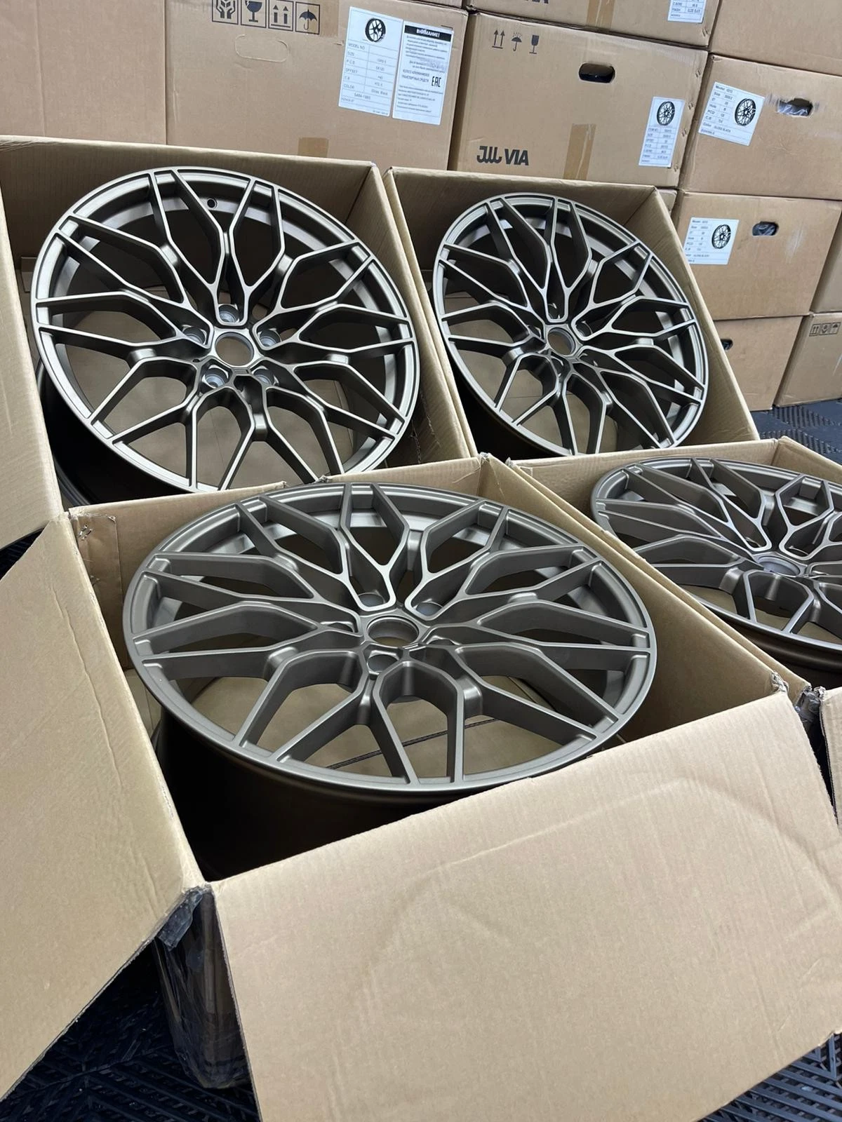 4├ù 20" 1000M Style Alloys ÔÇö Satin Bronze ÔÇö Fits BMW 2/3/4/5 Series - Image 3