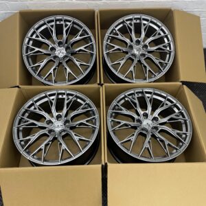 4├&ugrave; 19" Vossen Style Alloys &Ocirc;&Ccedil;&ouml; Hyper Black &Ocirc;&Ccedil;&ouml; Fits Audi & VW