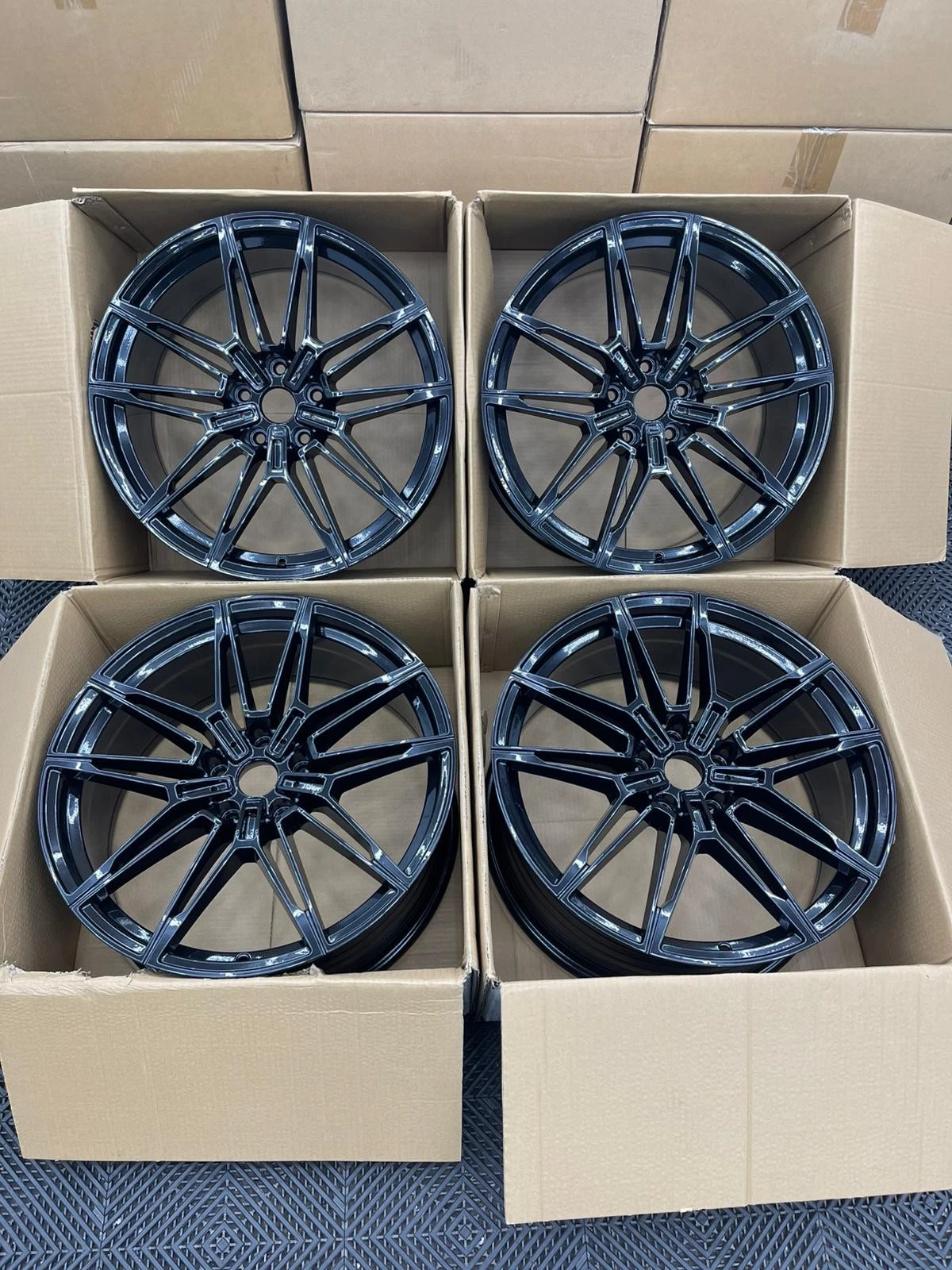 4├ù 20" 930M Style Alloys ÔÇö Gloss Black 5├ù120 ÔÇö Fits BMW - Image 2