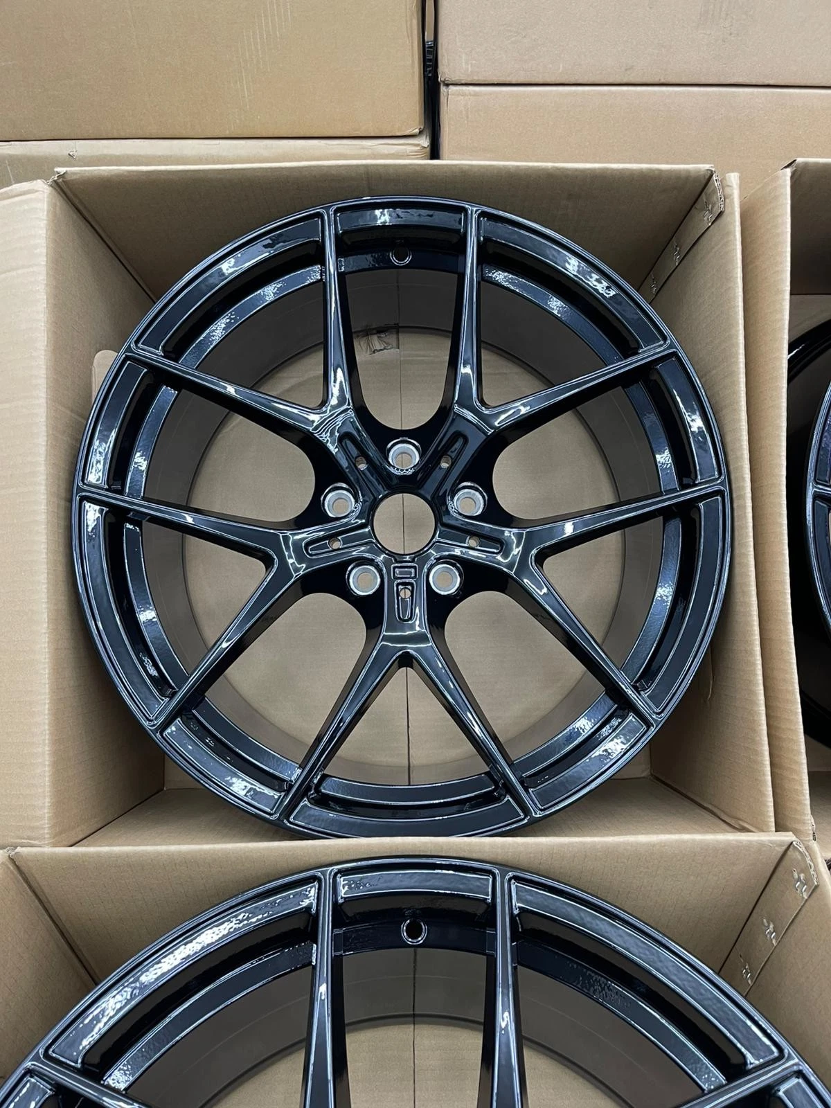 4├ù 19" 554M Style Alloys ÔÇö Gloss Black 5├ù120 ÔÇö Fits BMW F Series