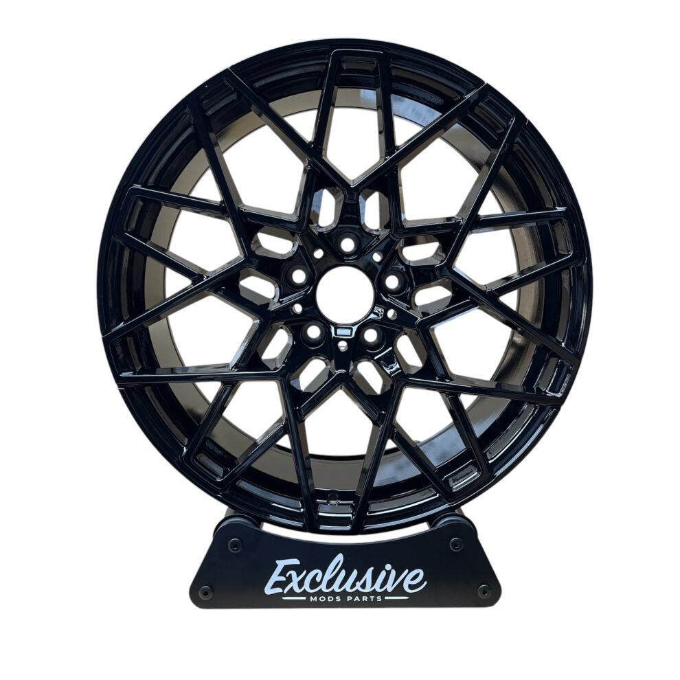 4× 20" 813M Style Alloys - Gloss Black - 5×120 - Fits BMW 2/3/4/5 F Series