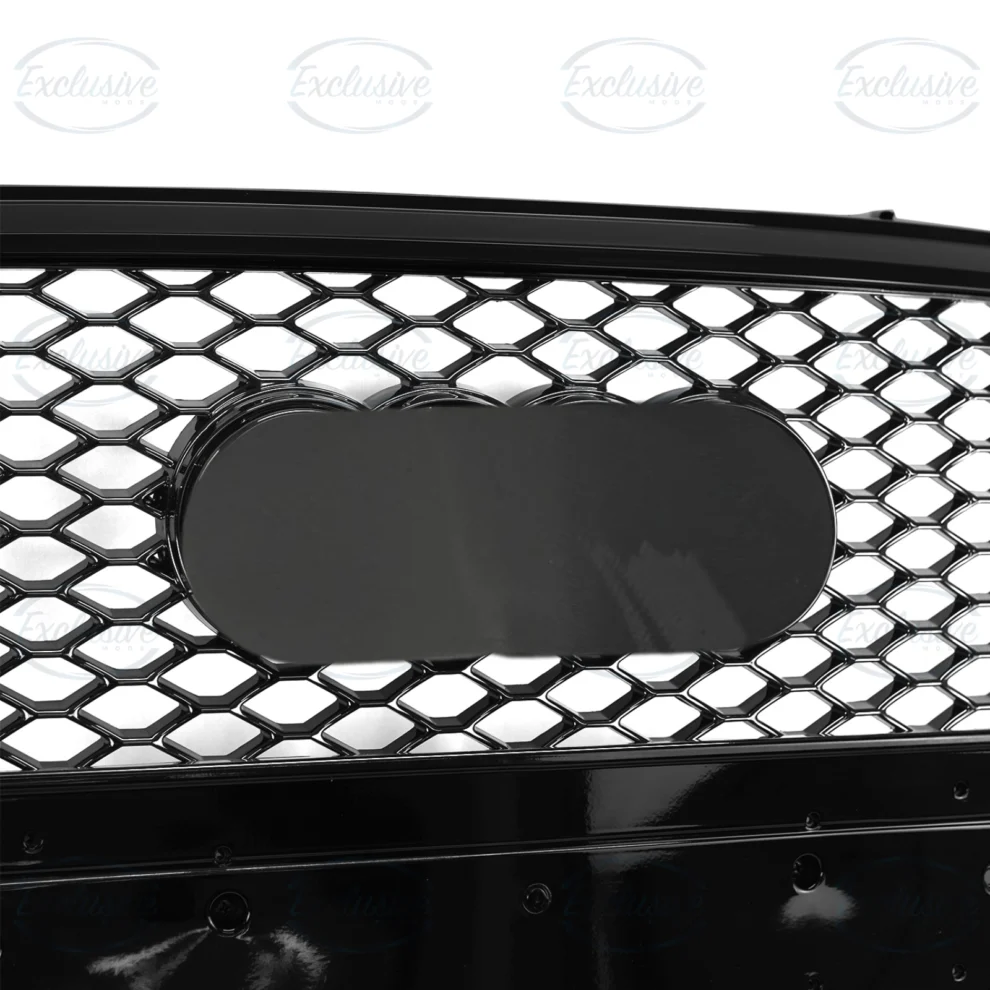 Gloss Black Honeycomb Mesh Grille - Fits Audi Q5/SQ5 8R (2013-2017)