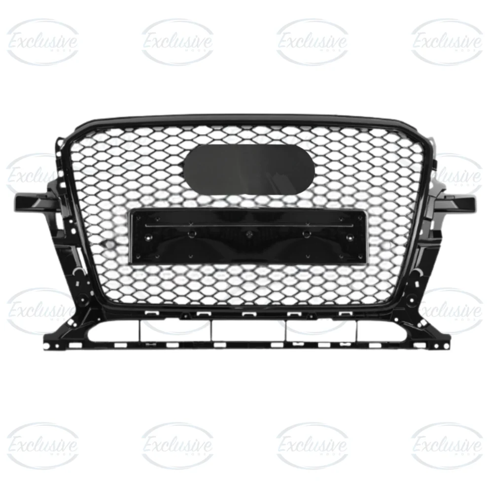 Gloss Black Honeycomb Mesh Grille - Fits Audi Q5/SQ5 8R (2013-2017)