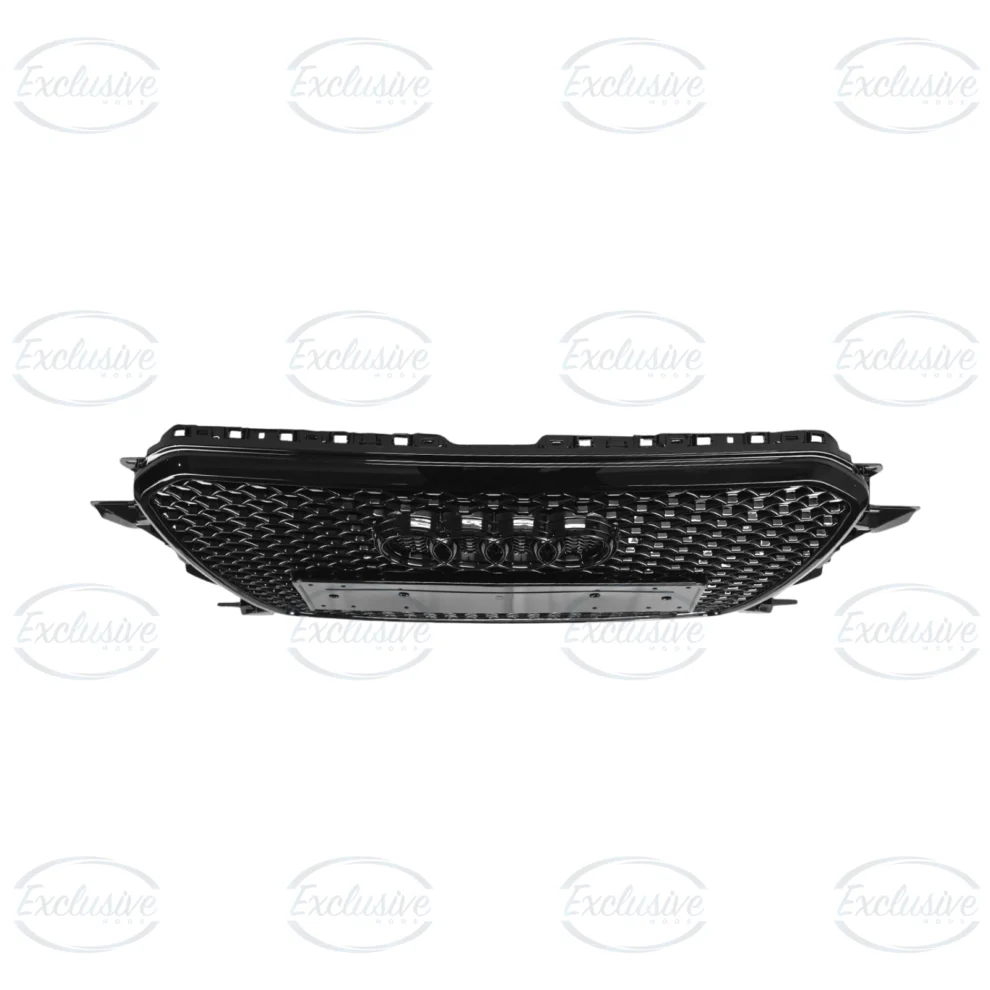Gloss Black Honeycomb Mesh Grille - Fits Audi Q5/SQ5 8R (2013-2017)