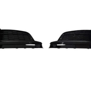 Audi A5/S5 B9 S-Line (2016-2019) ÔÇö Gloss Black Honeycomb Fog Light Covers Pair