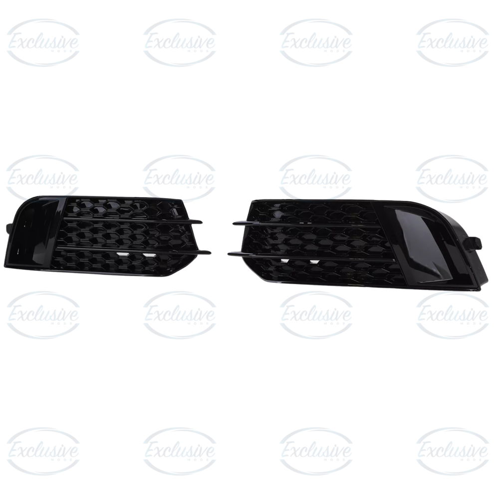 Audi A1 8X (2010-2014) - Gloss Black Honeycomb Style Fog Light Cover