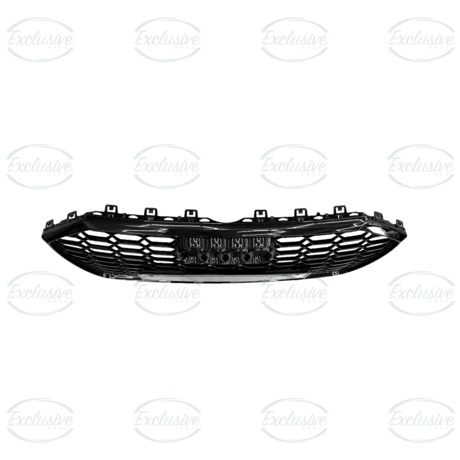 Gloss Black Honeycomb Mesh Grille - Fits Audi A6/S6 C8 (2019-2023)