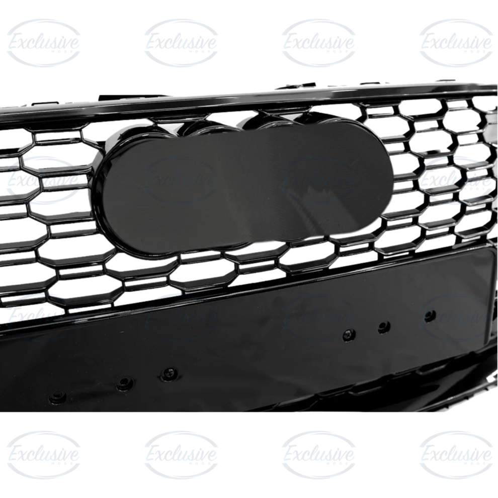 Audi A5/S5 B9 (2016-2019) - Gloss Black Honeycomb Grille with Fog Light Covers