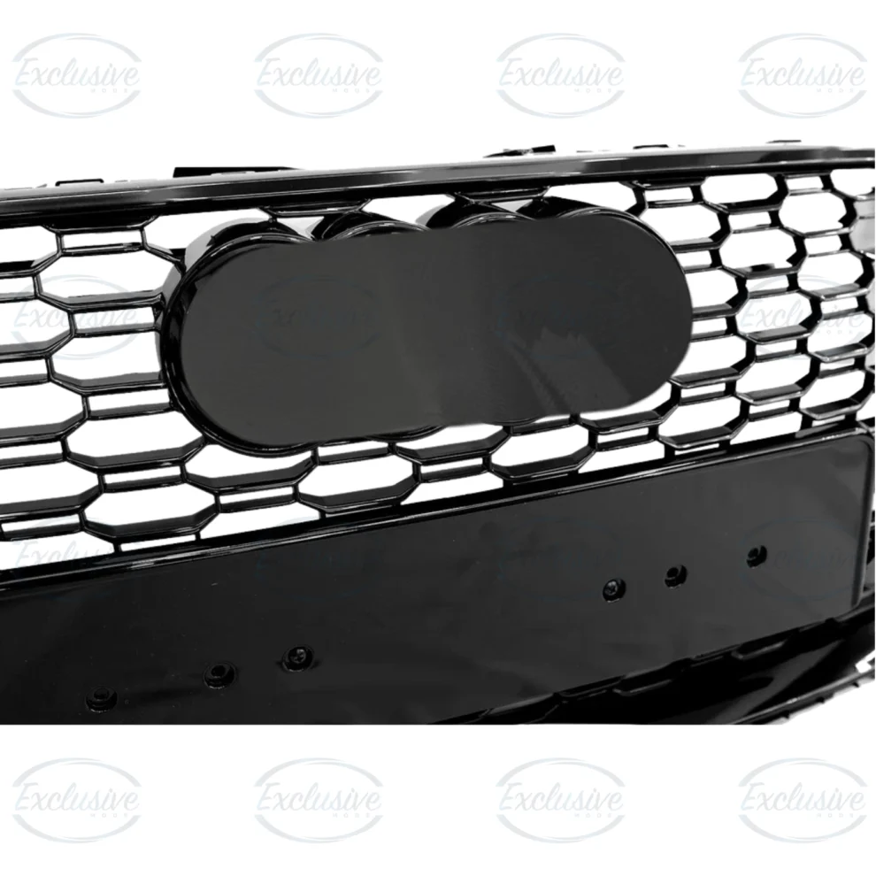 Gloss Black Honeycomb Mesh Grille - Fits Audi A5/S5 B9 (2016-2019)