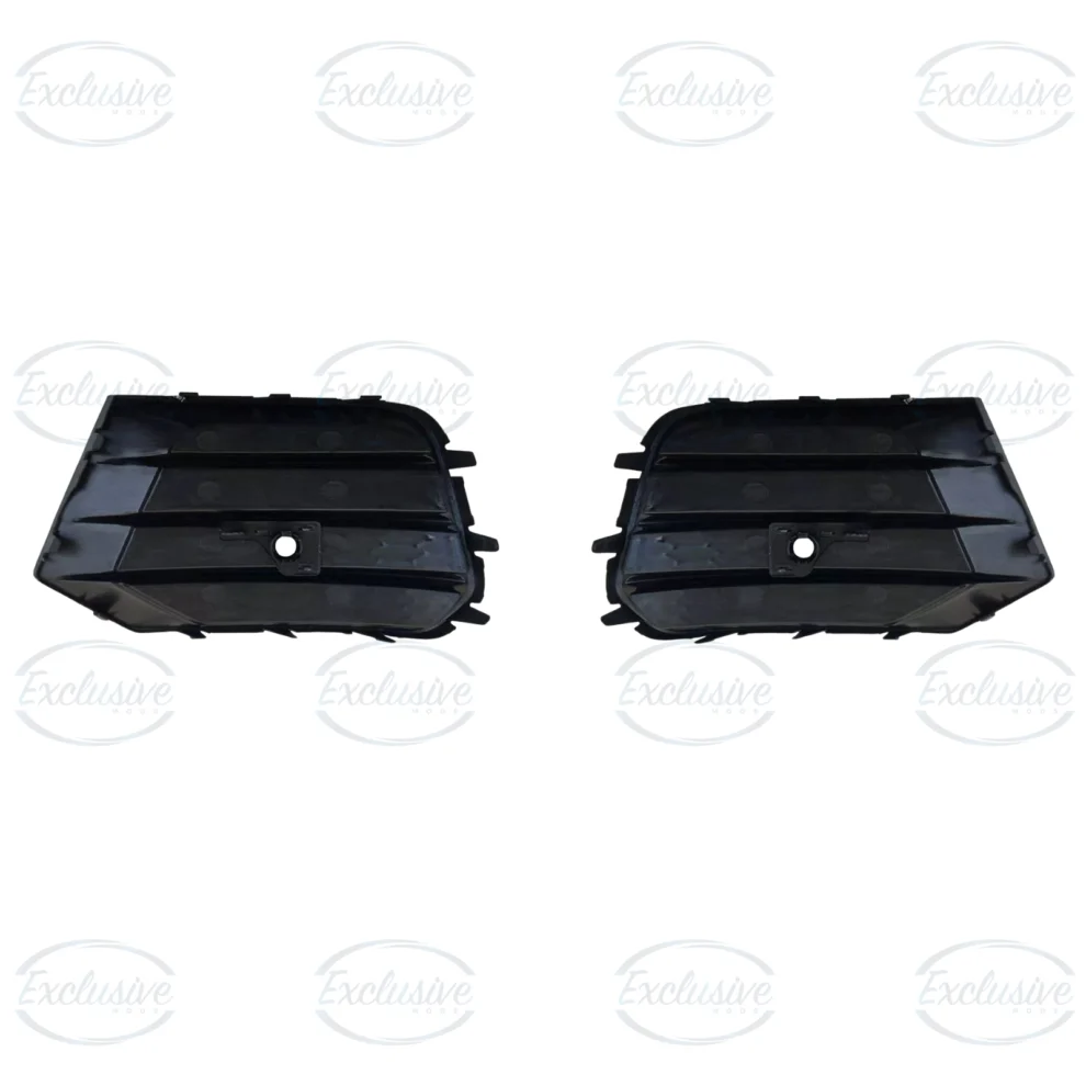 Gloss Black Honeycomb Fog Light Covers - Fits Audi Q3 8U Facelift Standard (2015-2018)