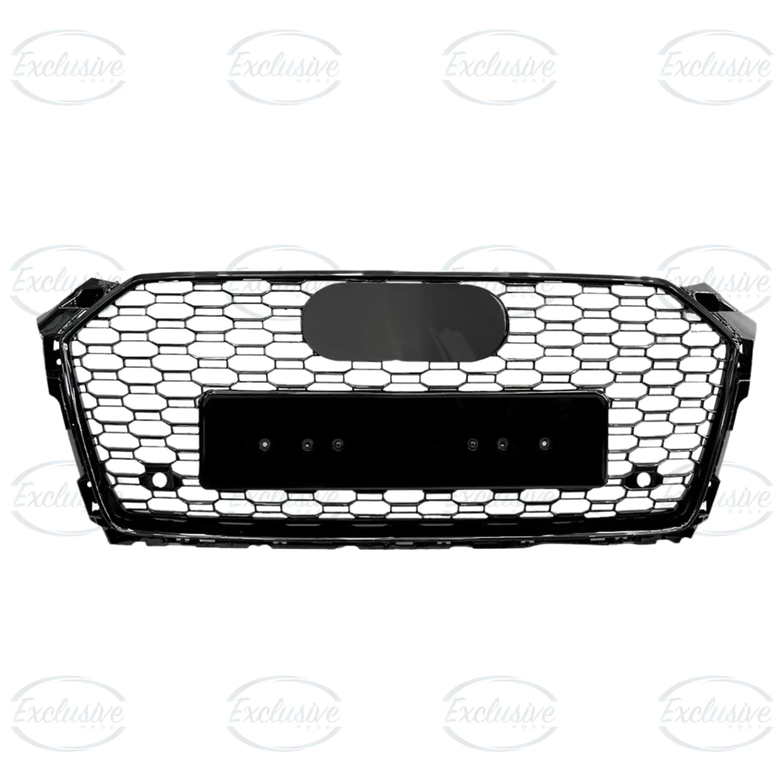 Gloss Black Honeycomb Mesh Grille - Fits Audi A5/S5 B9 (2016-2019)