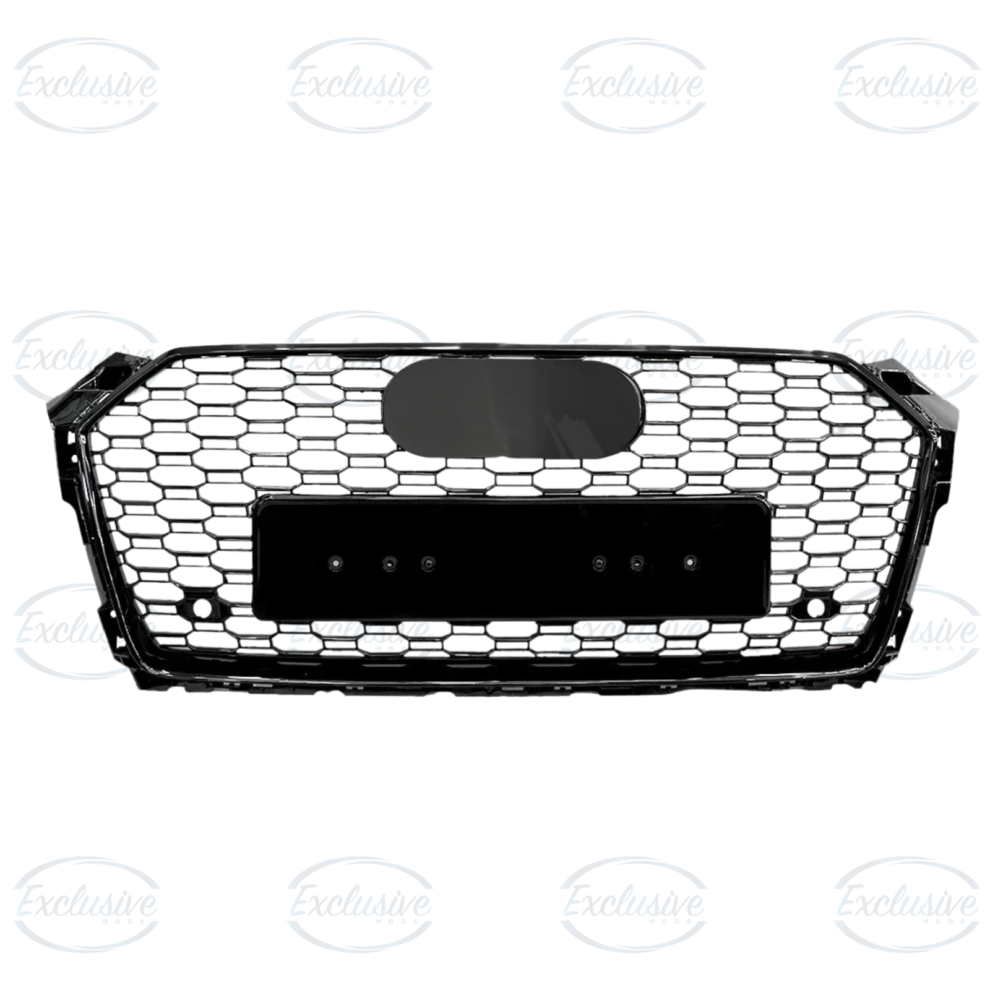 Audi A5/S5 B9 (2016-2019) - Gloss Black Honeycomb Grille with Fog Light Covers