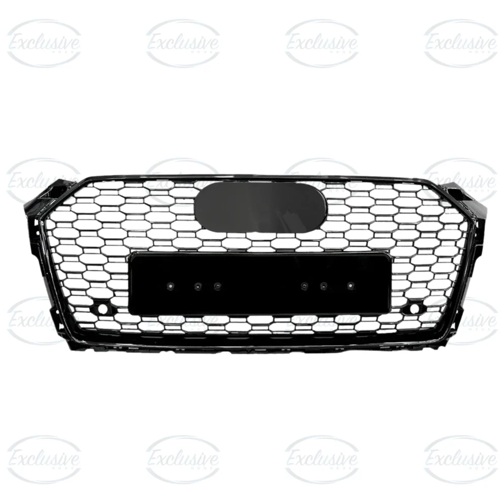 Gloss Black Honeycomb Mesh Grille - Fits Audi A5/S5 B9 (2016-2019)