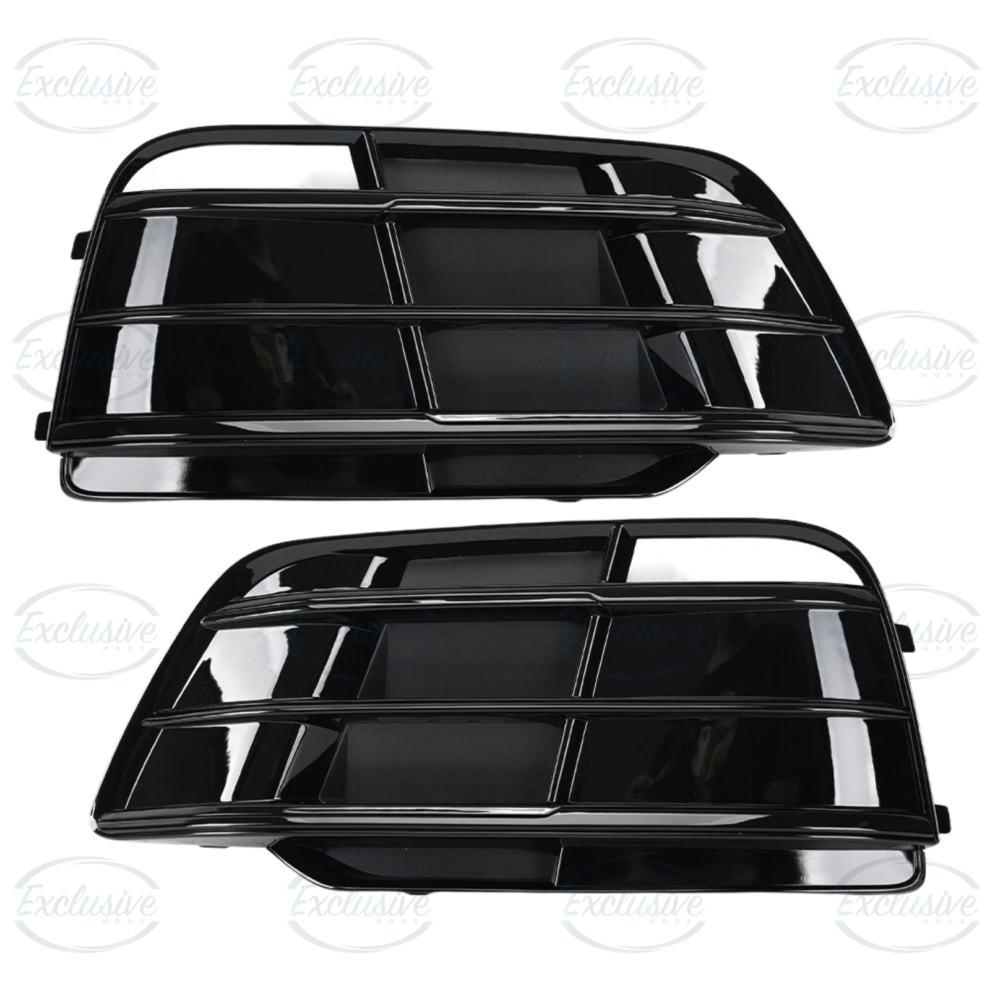 Audi Q5/SQ5 FY S-Line (2017-2020) - Gloss Black Original Style Grille & Fog Light
