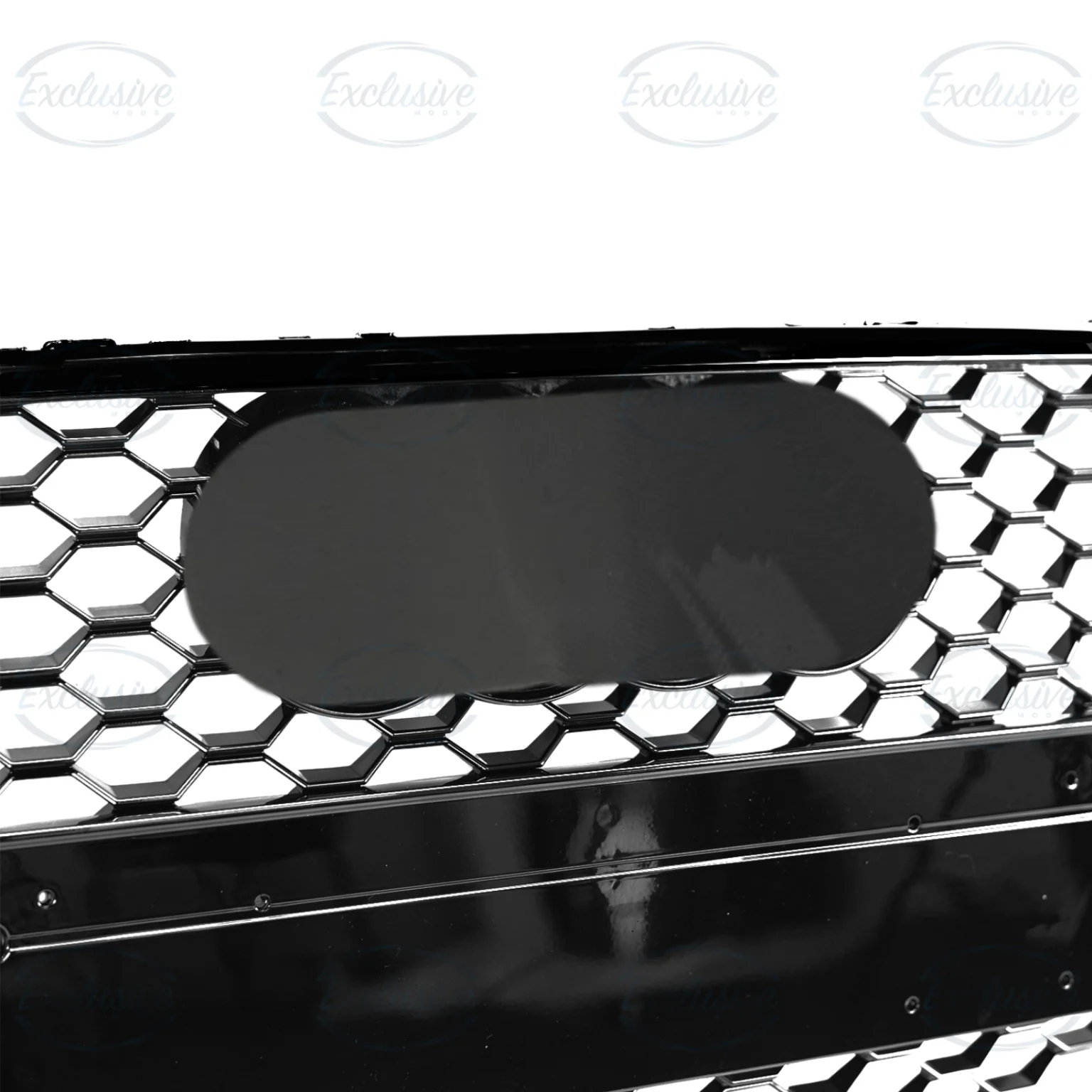 Gloss Black Honeycomb Mesh Grille - Fits Audi A4/S4 B9 (2016-2019)