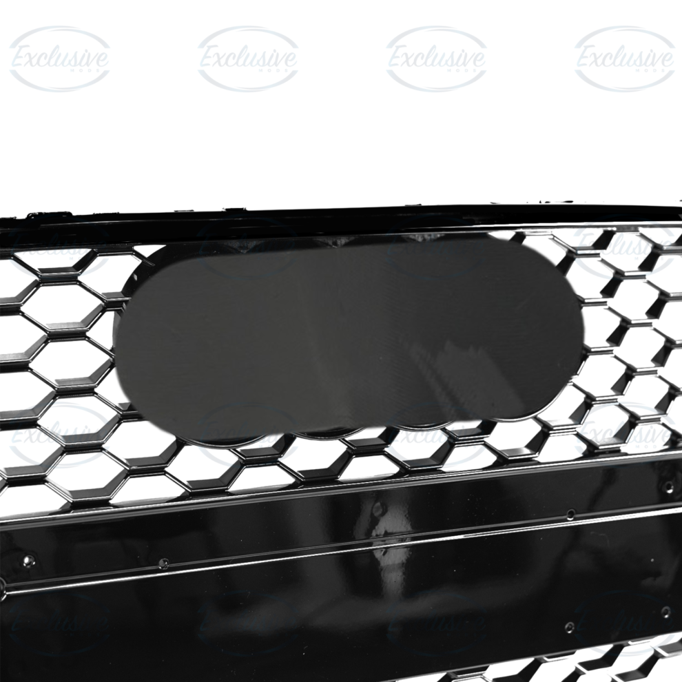 Audi A4/S4 B9 (2016-2019) - Gloss Black Honeycomb RS4 Style Grille