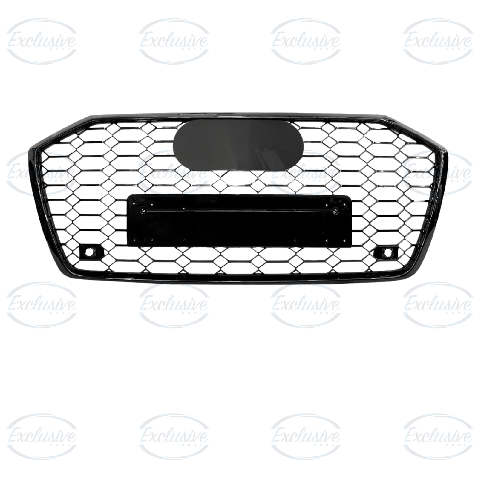 Audi A6/S6 C8 (2019-2023) ÔÇö Gloss Black Honeycomb Mesh Grille - Image 2