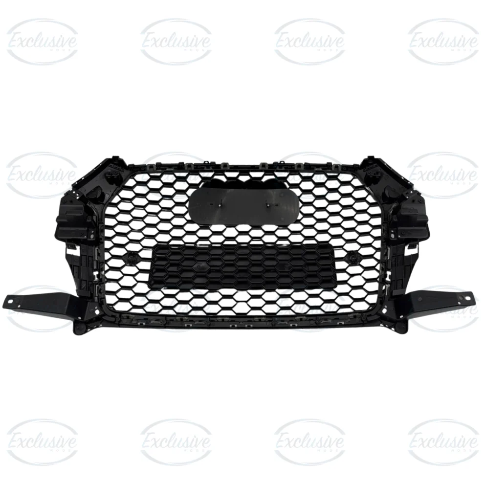 Gloss Black Honeycomb Mesh Grille - Fits Audi Q3 8U Facelift (2015-2018)