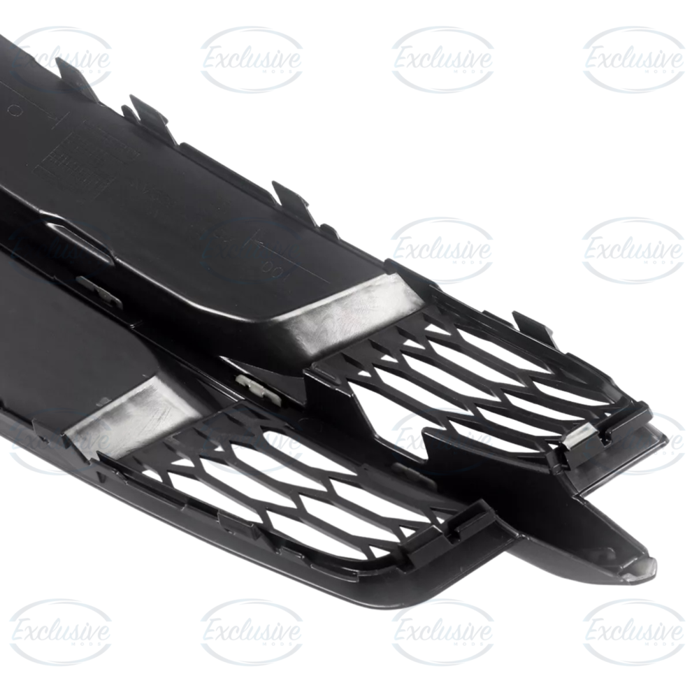 Audi A6/S6 C7 S-Line (2015-2018) - Matte Black Honeycomb Style Fog Light Cover