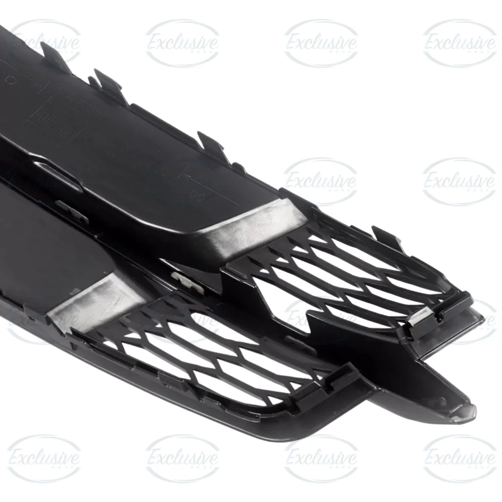 Matte Black Honeycomb Fog Light Covers - Fits Audi A6/S6 C7.5 Facelift S-Line (2015-2018)